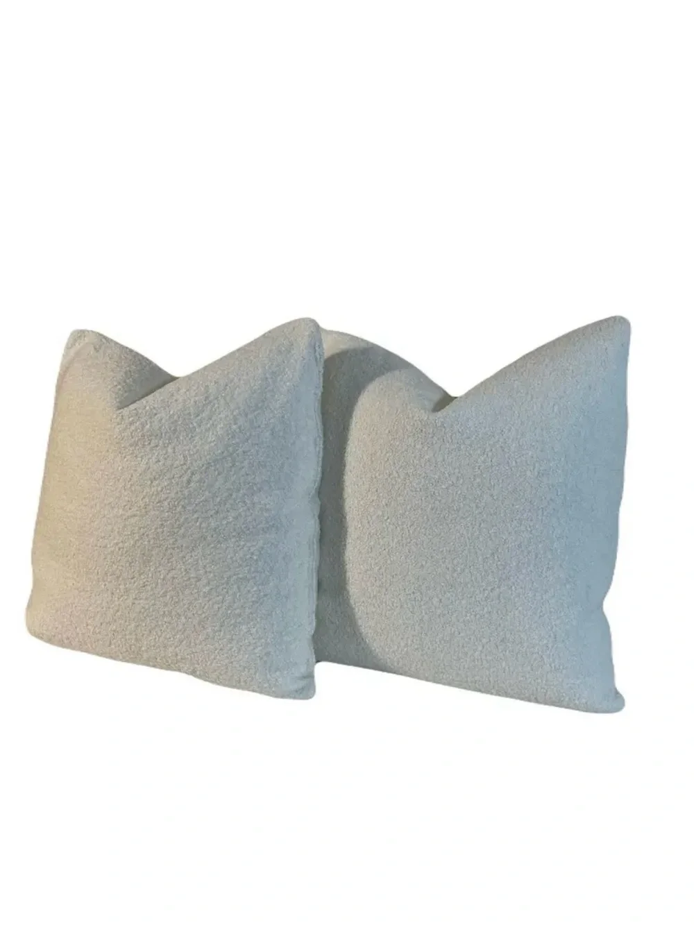 Colefax and Fowler Manuel Canovas “Gloria Neige” Feather down pillows